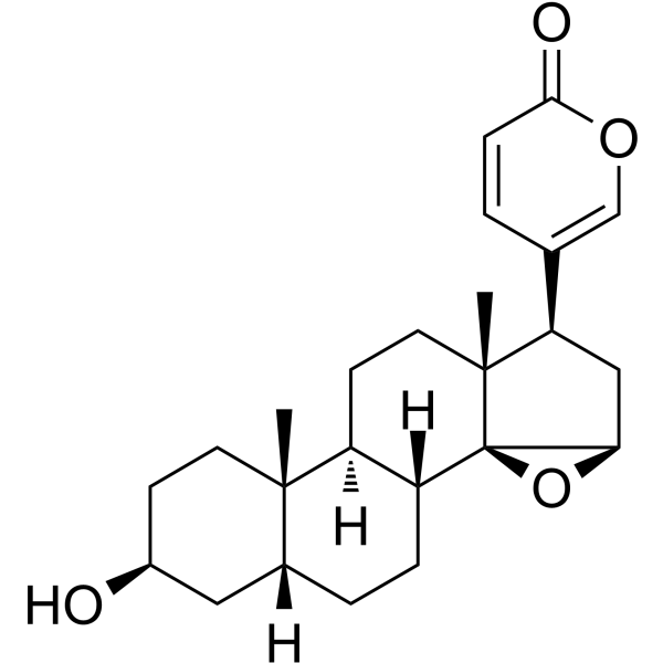 Resibufogenin(Synonyms: 酯蟾毒配基; Bufogenin;  Recibufogenin)