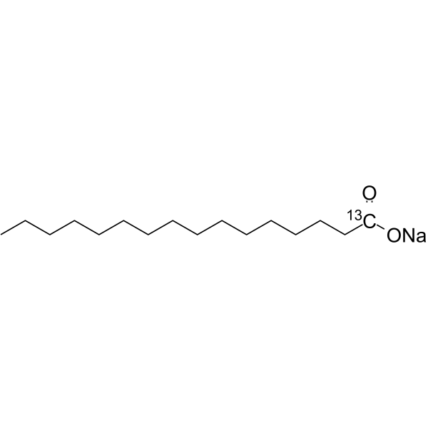 Palmitic acid-13C sodium