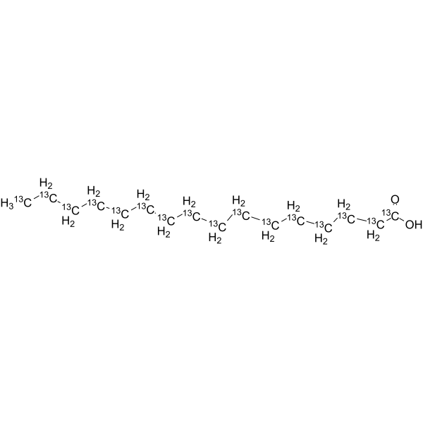 Palmitic acid-13C16(Synonyms: 棕榈酸 13C16)