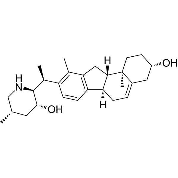 Veratramine(Synonyms: 黎芦碱; NSC17821;  NSC23880)