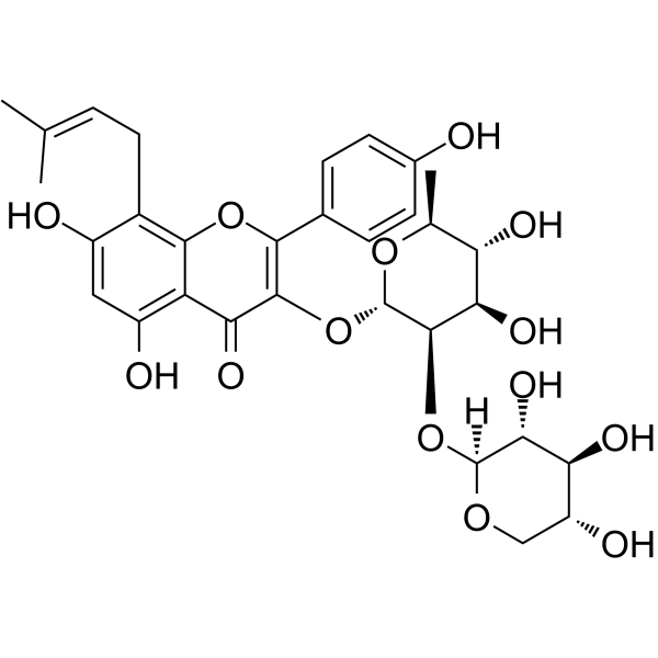 Ikarisoside F Chemical Structure Ikarisoside F(Synonyms: Ikarisoside-F; Icarisoside-F)