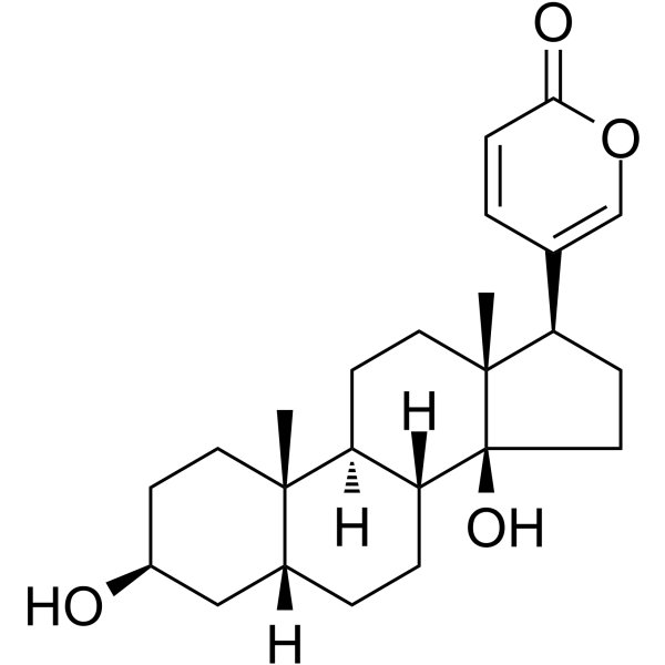 Bufalin Chemical Structure Bufalin(Synonyms: 蟾毒灵)