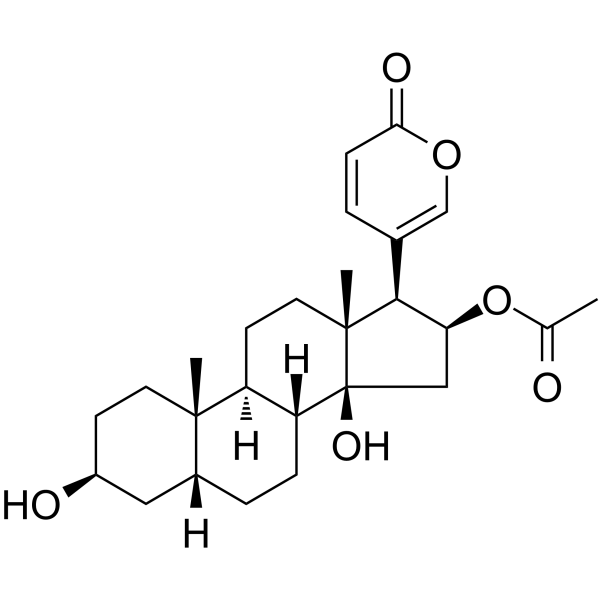 Bufotalin Chemical Structure Bufotalin(Synonyms: 蟾蜍他灵)