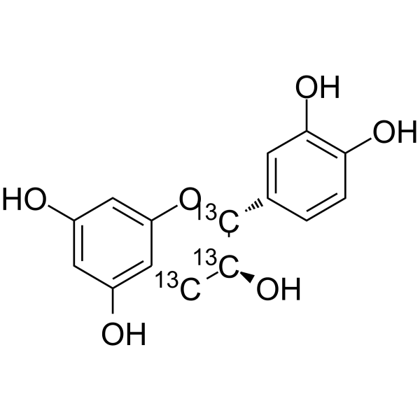 Catechin-13C3(Synonyms: (+)-Catechin-13C3;  Cianidanol-13C3;  Catechuic acid-13C3)
