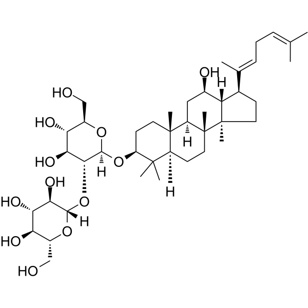 Ginsenoside Rg5 Chemical Structure Ginsenoside Rg5(Synonyms: 人参皂甙 Rg5)