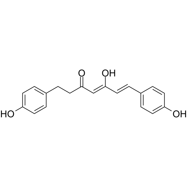 1,7-Bis(4-hydroxyphenyl)-3-hydroxy-1,3-heptadien-5-one Chemical Structure 1,7-Bis(4-hydroxyphenyl)-3-hydroxy-1,3-heptadien-5-one