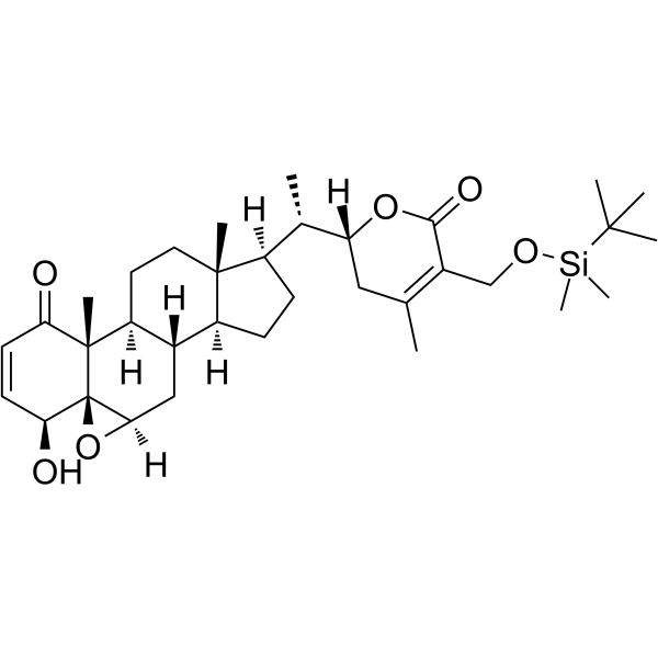 27-O-(tert-Butyldimethylsilyl)withaferin A Chemical Structure 27-O-(tert-Butyldimethylsilyl)withaferin A