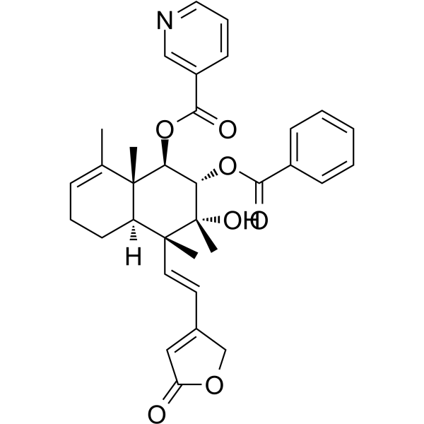 Scutebarbatine B Chemical Structure Scutebarbatine B