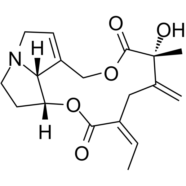 Seneciphylline(Synonyms: 千里光菲灵碱)