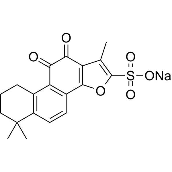Tanshinone IIA sulfonate sodium Chemical Structure Tanshinone IIA sulfonate sodium(Synonyms: 丹参酮IIA磺酸盐; Sodium Tanshinone IIA sulfonate; Tanshinone IIA sodium sulfonate)