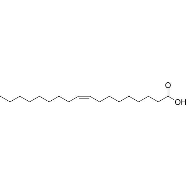 Oleic acid(Synonyms: 油酸; 9-cis-Octadecenoic acid;  9Z-Octadecenoic acid)