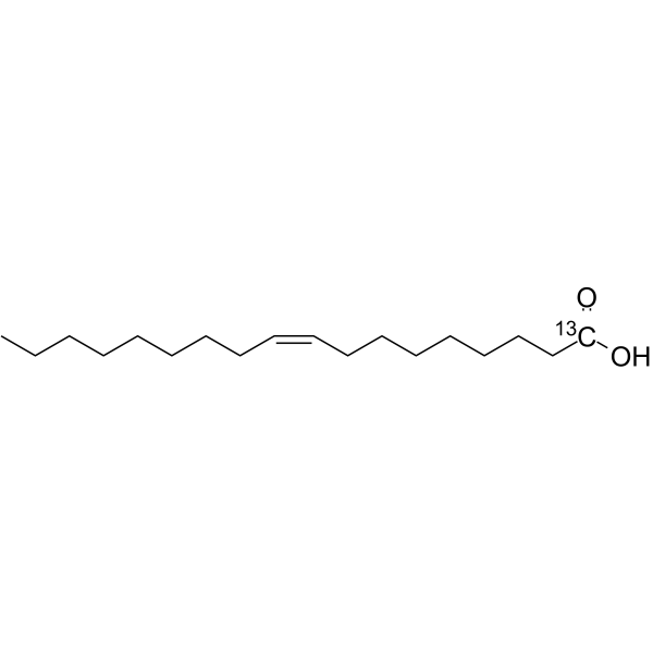 Oleic acid-13C(Synonyms: 9-cis-Octadecenoic acid-13C;  9Z-Octadecenoic acid-13C)