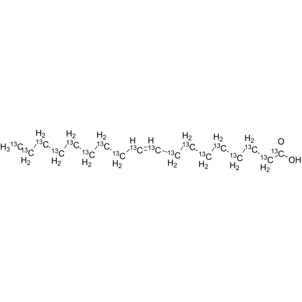 Oleic acid-13C18(Synonyms: 9-cis-Octadecenoic acid-13C18;  9Z-Octadecenoic acid-13C18)