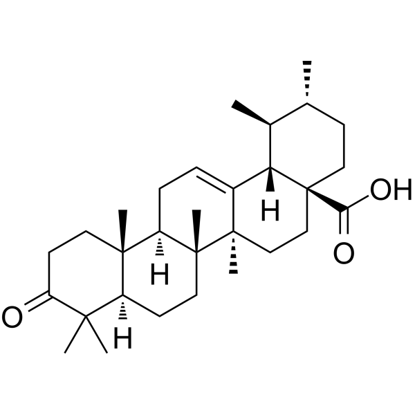 Ursonic acid(Synonyms: 熊果酮酸; 3-Ketoursolic acid)