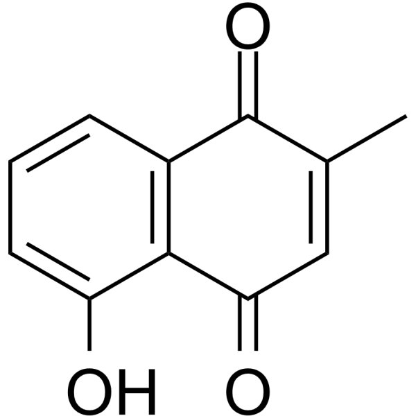 Plumbagin(Synonyms: 白花丹素; 2-Methyljuglone)