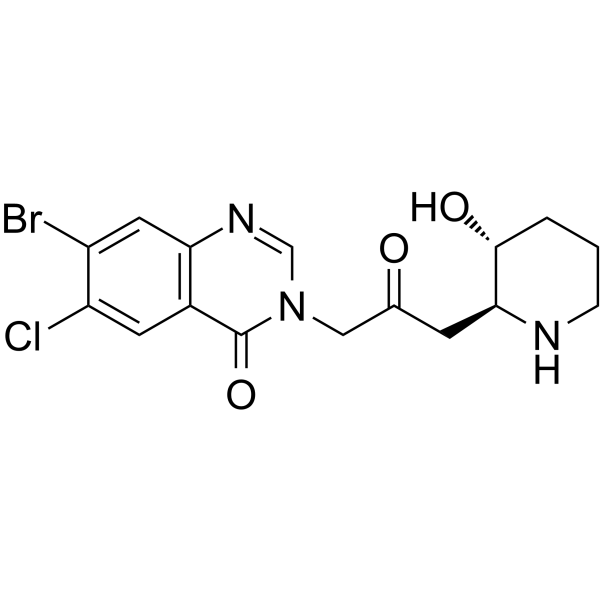Halofuginone(Synonyms: 常山酮; RU-19110)