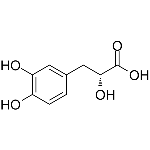 Danshensu Chemical Structure Danshensu(Synonyms: 丹参素; Dan shen suan A; Salvianic acid A)