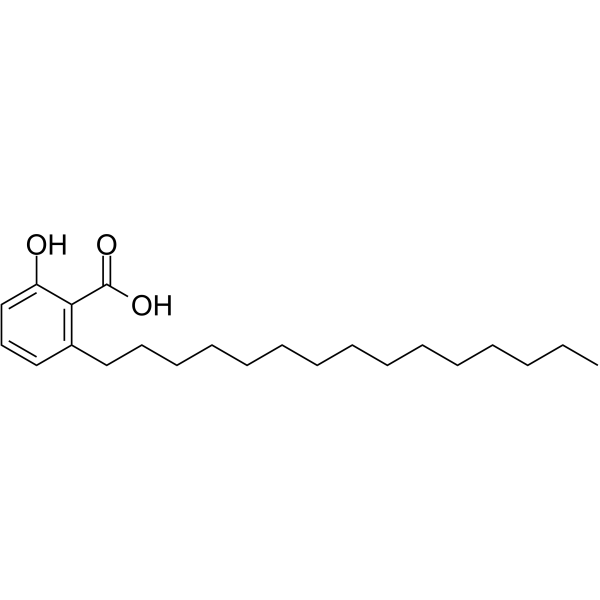 Anacardic Acid(Synonyms: 漆树酸; Hydroginkgolic acid;  Ginkgolic Acid C15:0)
