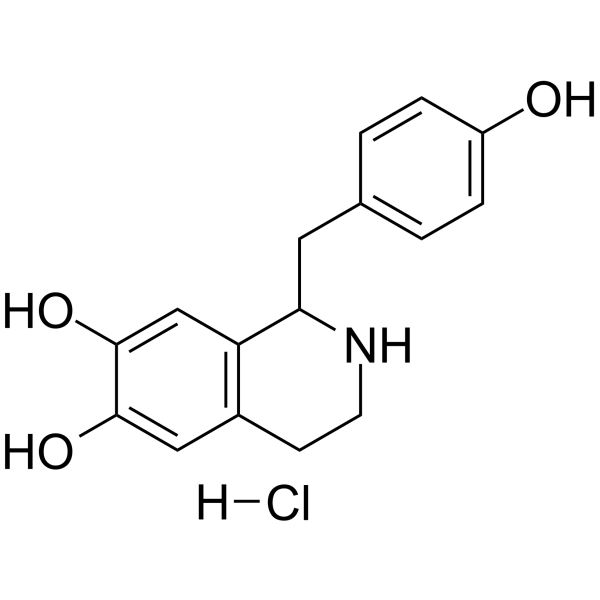 Higenamine hydrochloride(Synonyms: Norcoclaurine hydrochloride)