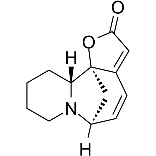 (-)-Securinine Chemical Structure (-)-Securinine(Synonyms: 一叶秋碱)