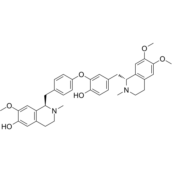 Daurinoline(Synonyms: 蝙蝠葛诺林碱)