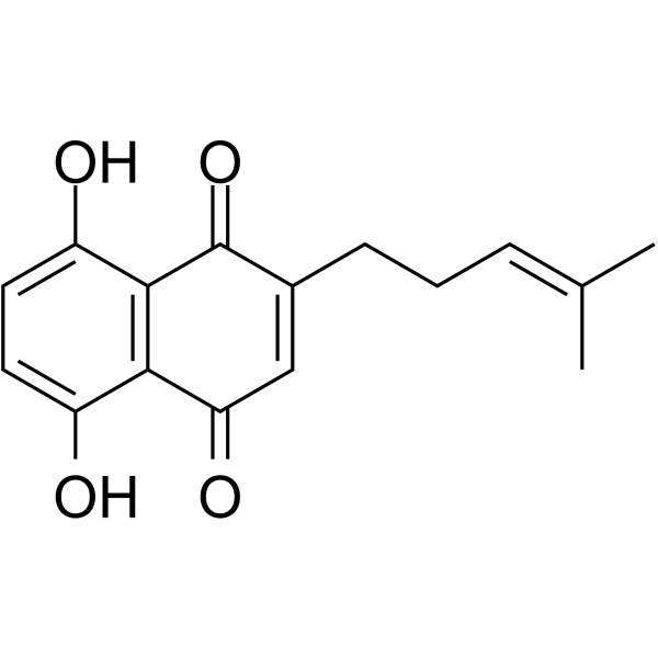Deoxyshikonin Chemical Structure Deoxyshikonin