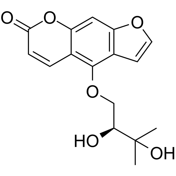 (-)-Oxypeucedanin hydrate(Synonyms: (-)-Prangol)