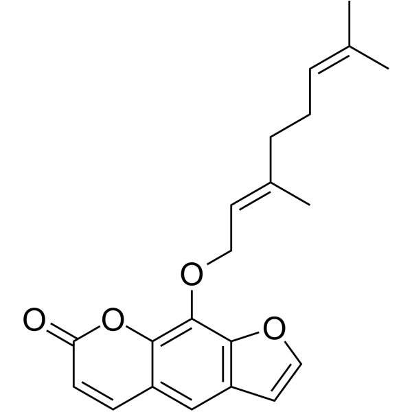 8-Geranyloxypsoralen(Synonyms: 8-香叶草氧基补骨脂素)