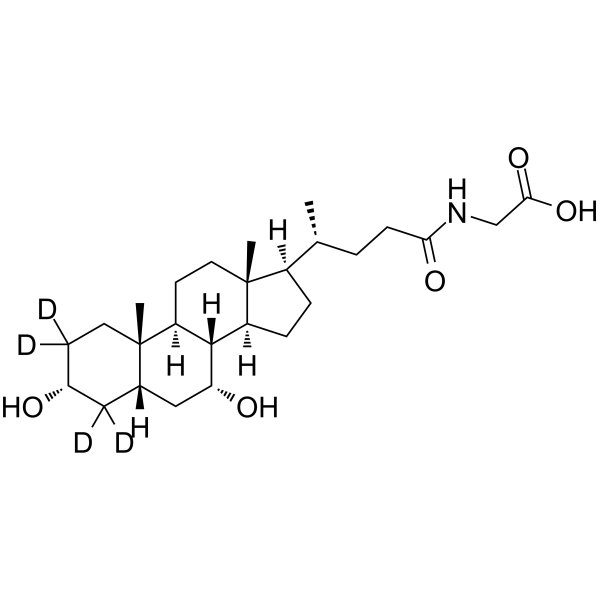 Glycochenodeoxycholic acid-d4(Synonyms: Chenodeoxycholylglycine-d4)