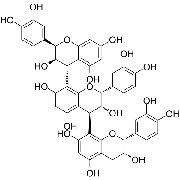 Procyanidin C1 Chemical Structure Procyanidin C1(Synonyms: 原花青素 C1; PCC1)