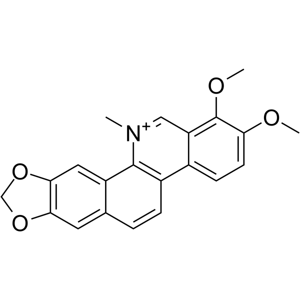 Chelerythrine(Synonyms: 白屈菜红碱)