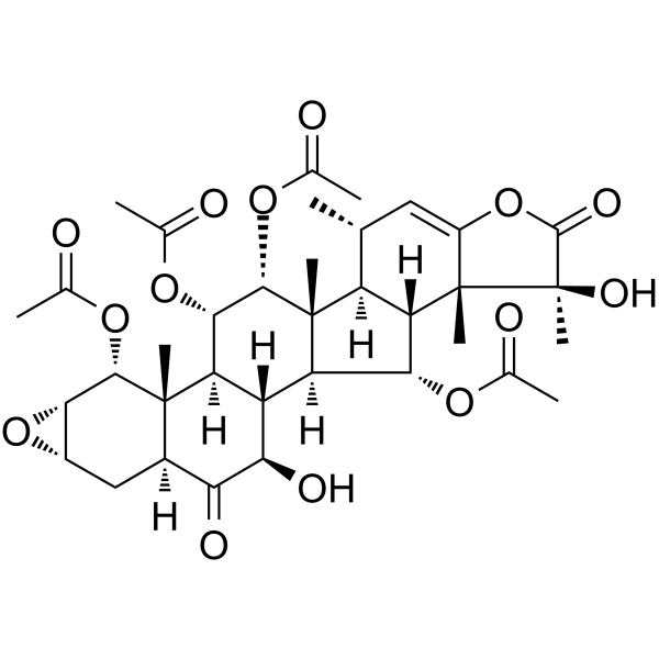 Taccalonolide A Chemical Structure Taccalonolide A(Synonyms: 根薯酮内酯A)