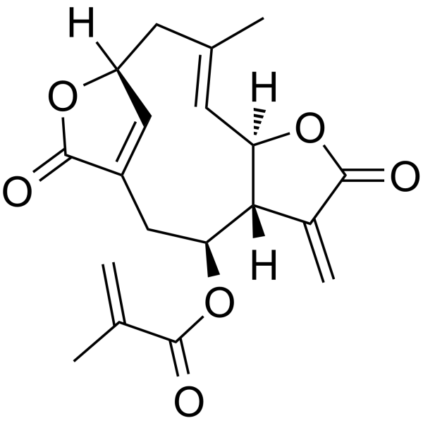 Deoxyelephantopin(Synonyms: 去氧地胆草素)