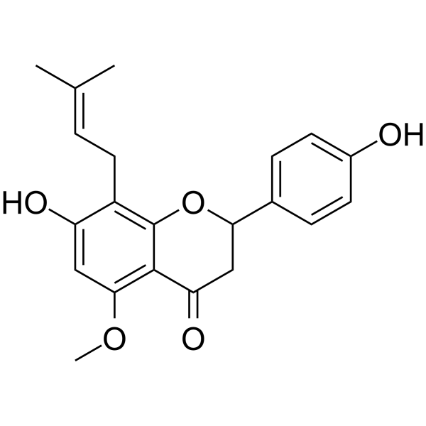 Isoxanthohumol Chemical Structure Isoxanthohumol(Synonyms: 异黄腐醇;异黄腐酚)