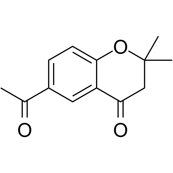 6-Acetyl-2,2-dimethylchroman-4-one Chemical Structure 6-Acetyl-2,2-dimethylchroman-4-one