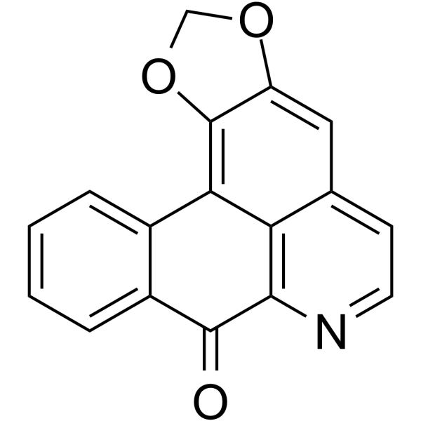 Liriodenine(Synonyms: Spermatheridine;  VLT045)