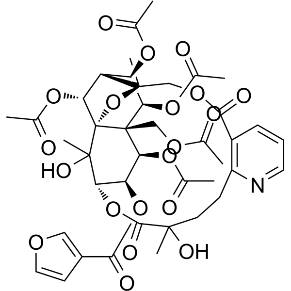 Wilfortrine Chemical Structure Wilfortrine(Synonyms: 雷公藤春碱)