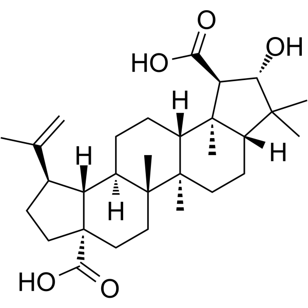 Ceanothic acid Chemical Structure Ceanothic acid(Synonyms: Emmolic acid)