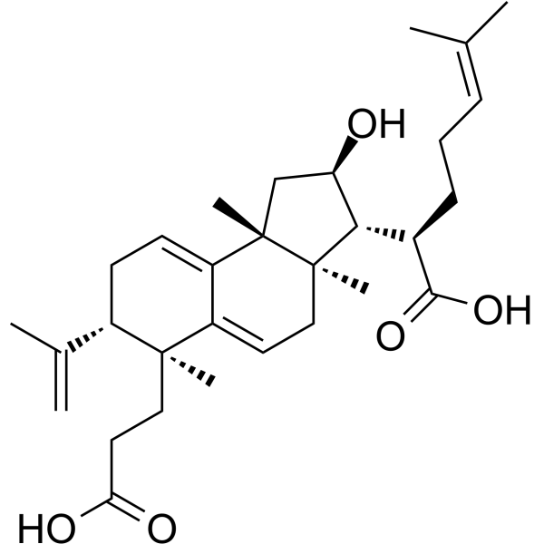 Poricoic acid B(Synonyms: 茯苓新酸 B)