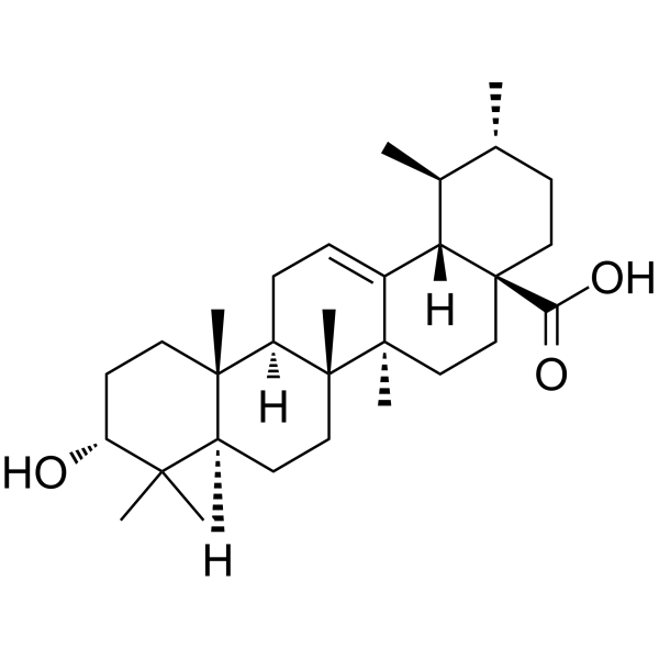3-Epiursolic Acid Chemical Structure 3-Epiursolic Acid(Synonyms: 3-表熊果酸)