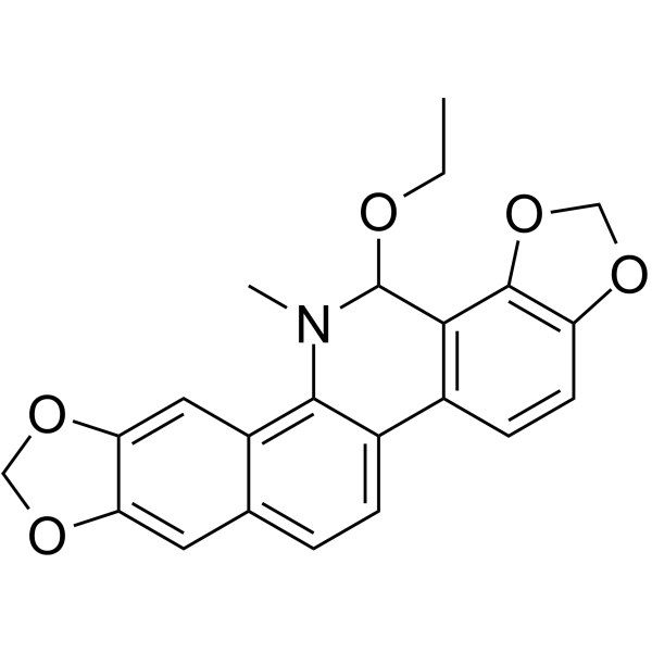 Ethoxysanguinarine(Synonyms: 乙氧基血根碱)