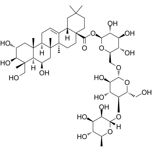 Asiaticoside B(Synonyms: 积雪草苷 B)