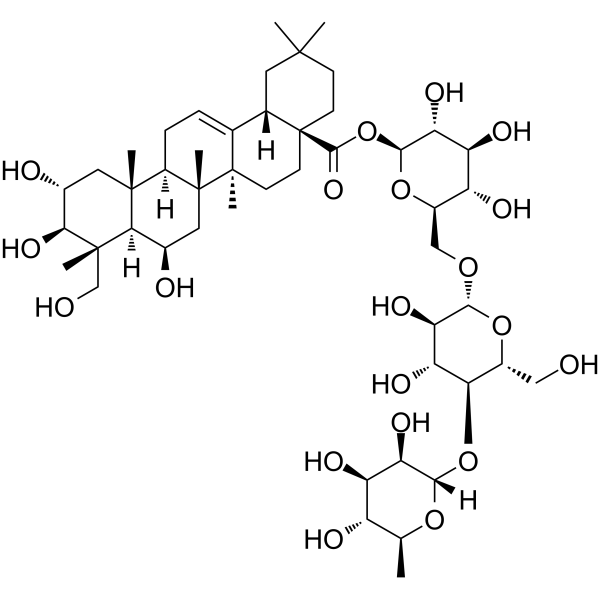Asiaticoside B Chemical Structure Asiaticoside B(Synonyms: 积雪草苷 B)