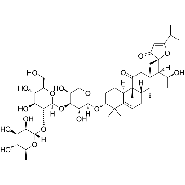 Picfeltarraenin IV Chemical Structure Picfeltarraenin IV(Synonyms: 苦玄参苷 IV)