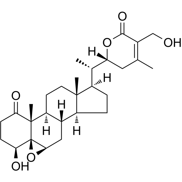 Dihydrowithaferin A(Synonyms: 二氢醉茄素A; 2,3-Dihydrowithaferin A)