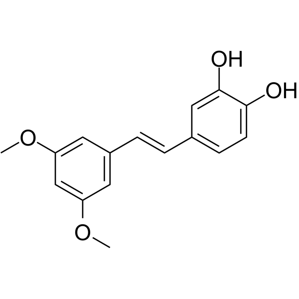 3'-Hydroxypterostilbene Chemical Structure 3