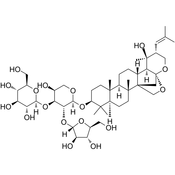 Bacopasaponin C Chemical Structure Bacopasaponin C(Synonyms: 假马齿苋皂苷C)