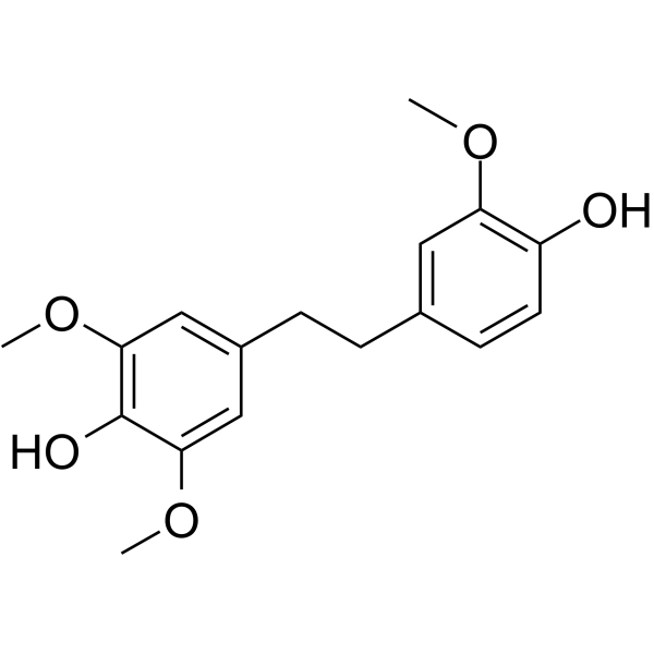Dendrophenol Chemical Structure Dendrophenol(Synonyms: 石斛酚; Moscatilin)