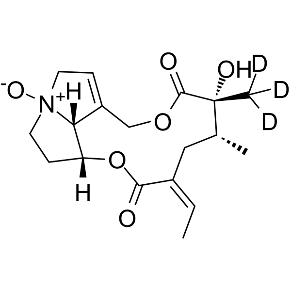 Senecionine N-oxide-d3 Chemical Structure Senecionine N-oxide-d3