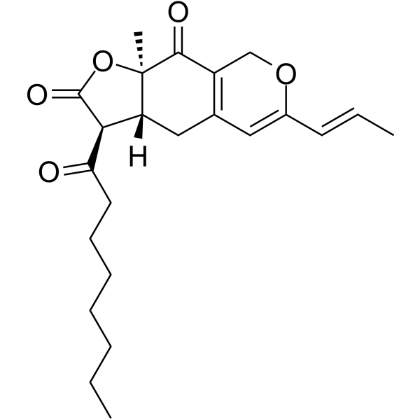 Ankaflavin Chemical Structure Ankaflavin(Synonyms: 红曲黄素)